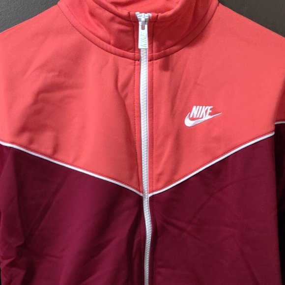 Nike Women's full zip mock neck colorblock crop jacket SIZE SMALL - Picture 3 of 3